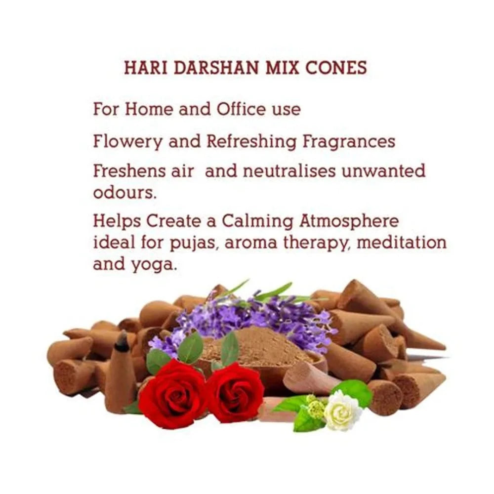 hari darshan mix dhoop cones