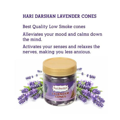 lavender dry dhoop cones