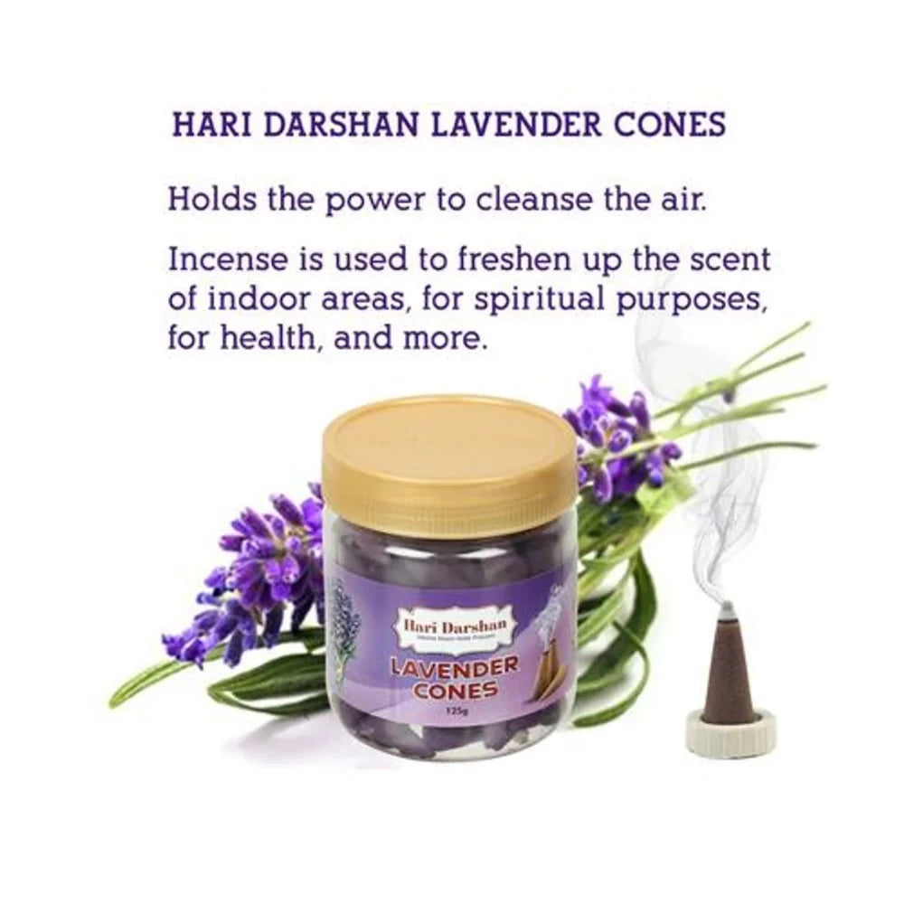 lavender dry dhoop cones