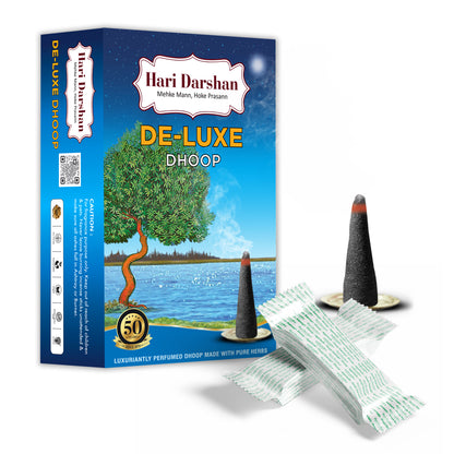 Deluxe Dhoop - Non-Toxic Herbal Wet Dhoop Batti (20 Sticks in Each)