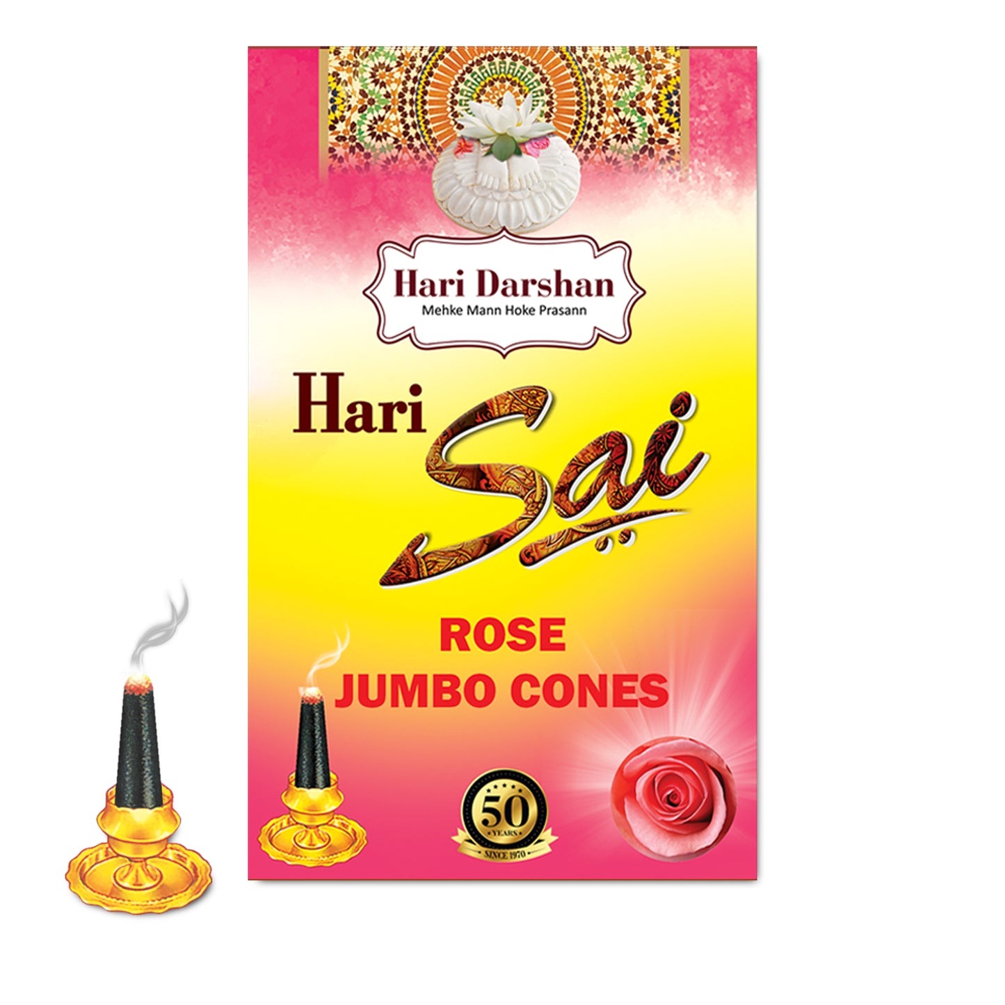 Hari Sai Rose Jumbo Cones