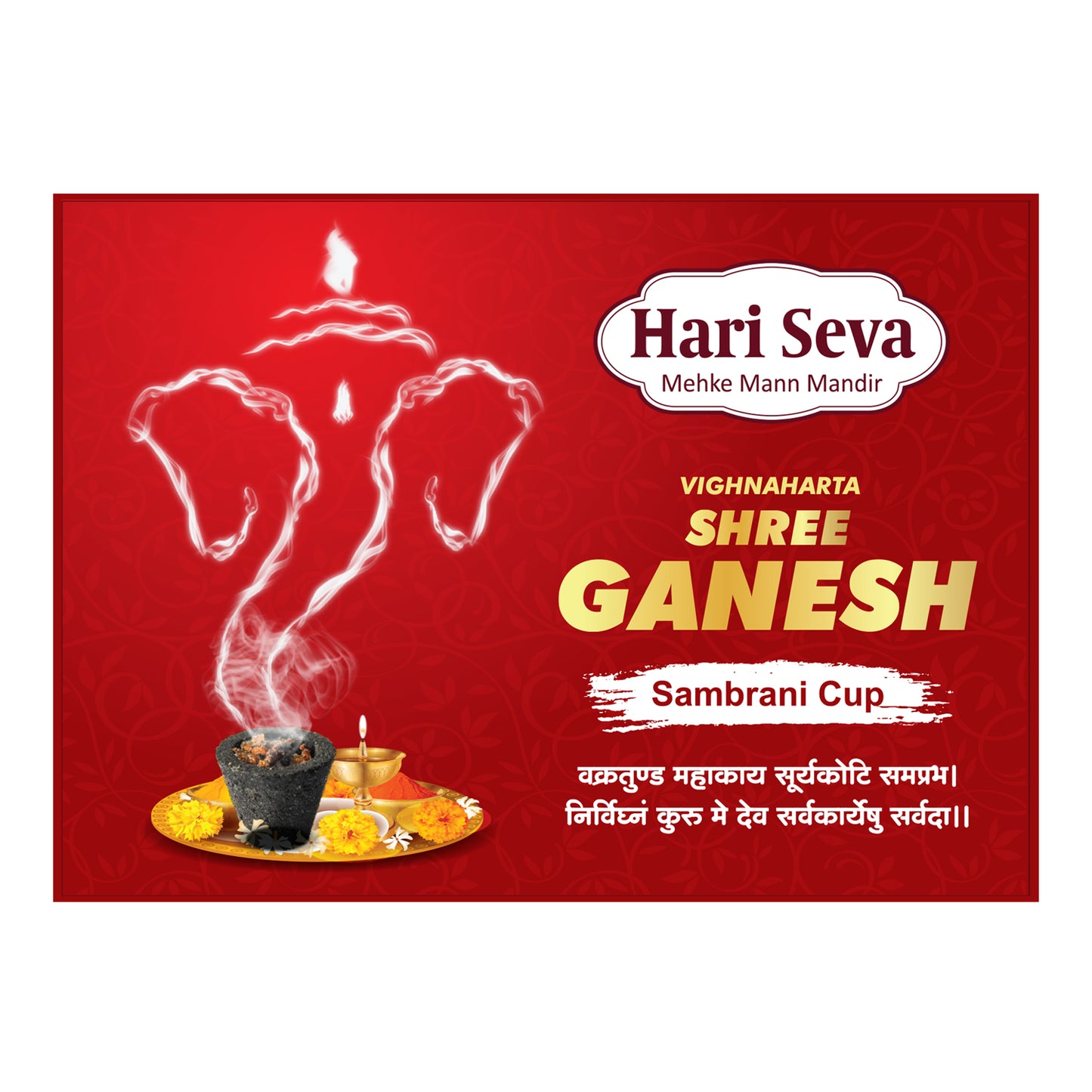 Hari Seva Aaradhana & Shree Ganesh Sambrani Havan Cup Combo