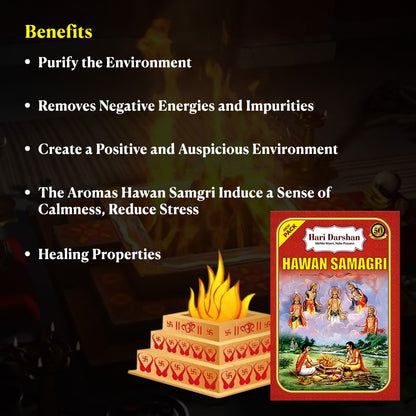 Hawan Samagri -Used in Havan / Yagna that carry Offerings and Prayers directly to the Deities