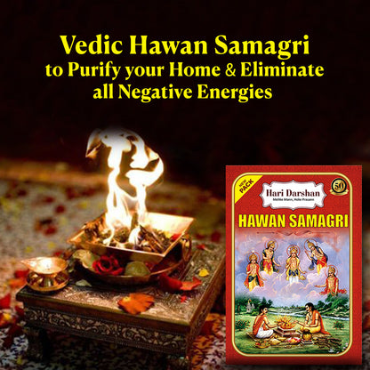 Hawan Samagri -Used in Havan / Yagna that carry Offerings and Prayers directly to the Deities