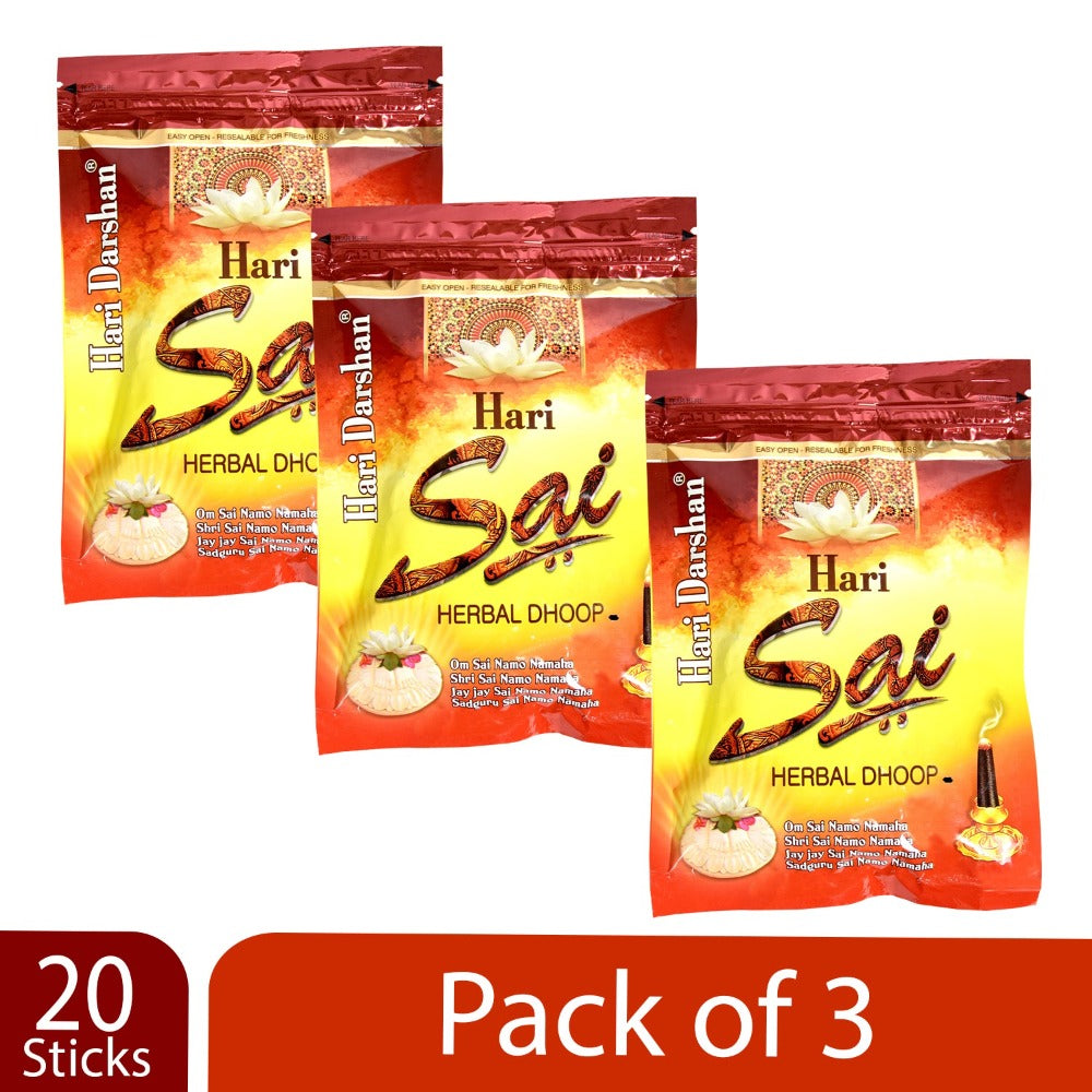 hari sai herbal dhoop pack of 3