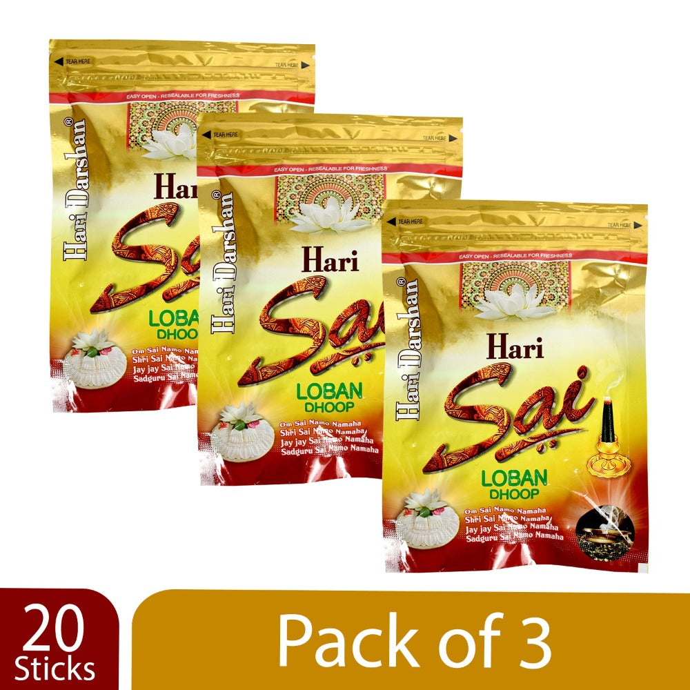 hari sai loban dhoop pack of 3