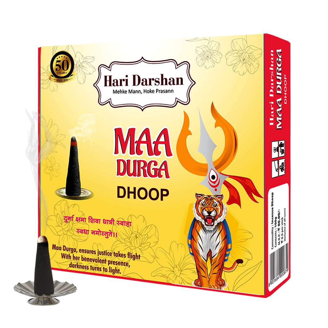 Maa Premium Dhoop | Maa Saraswati,Maa Lakshmi,Maa Durga Dhoop Pack of 6