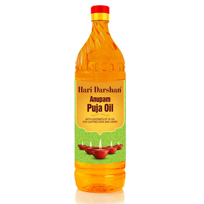 Anupam Puja Diya Oil - With the Goodness of Til Oil - Promotes Purity and Spirituality