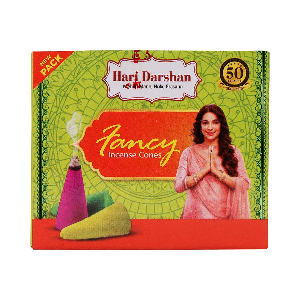 Fancy -Incense Cones -Purifies Environment and Uplifts the mood - 100gm Each - 12 cones each