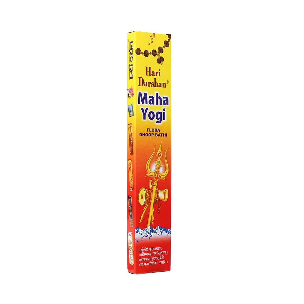 Maha Yogi -Masala Flora Agarbatti - 20gm Each approx 13 sticks in each pack- Pack of 12