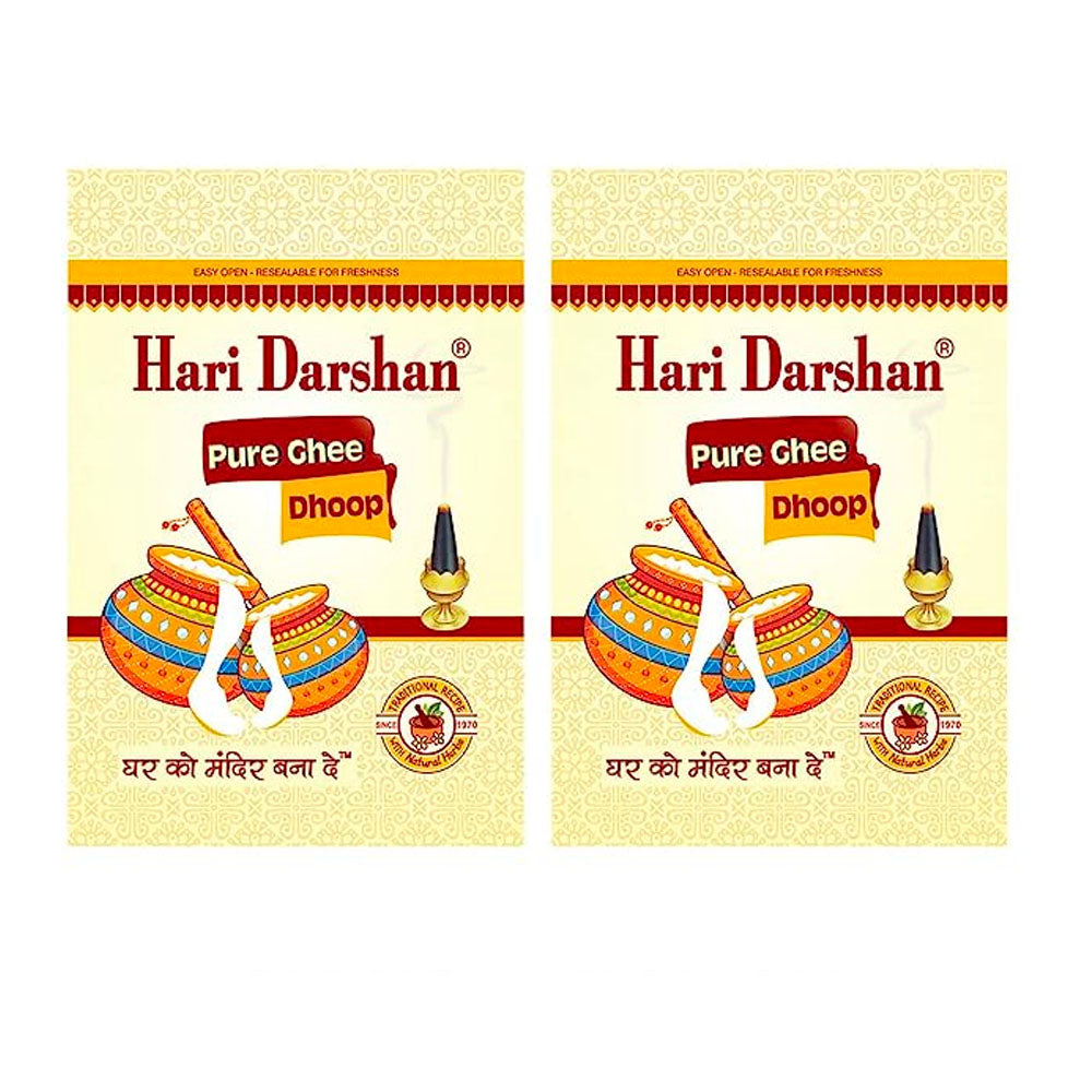 Pure Ghee Dhoop - 100g - 10 Stick Each - Pack of 2