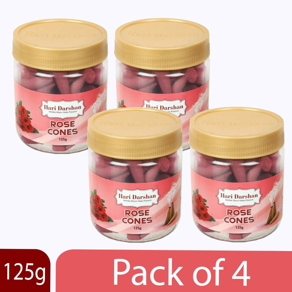 rose dry dhoop cones pack of 4