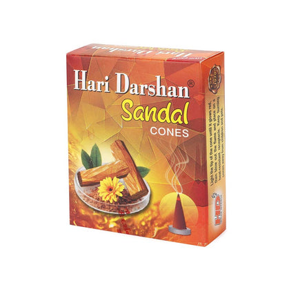 Sandal Dhoop Cones, with Beautiful Fragrance (20 Cones)