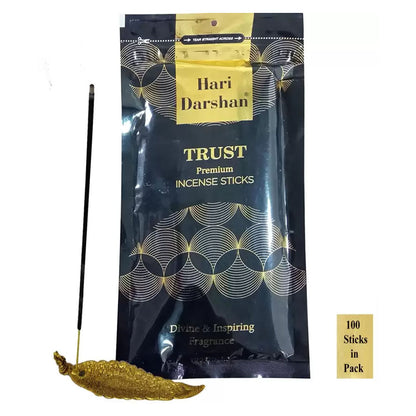 Premium Trust Agarbatti, Cheerful & Floral Fragrance Incense sticks | Pack of 4 | 400 Sticks Pack